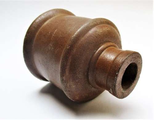 COTTON REEL STONEWARE INK BOTTLE