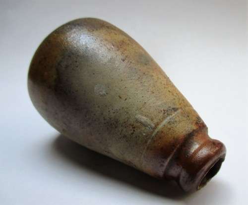 CONE STONEWARE INK BOTTLE