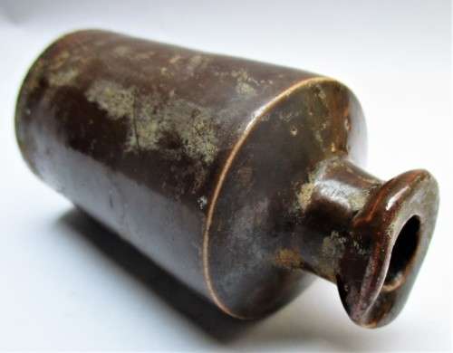 SMALL STONEWARE MASTER INK BOTTLE