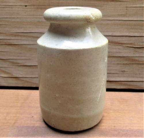 UTILITY OIL STONEWARE BOTTLE