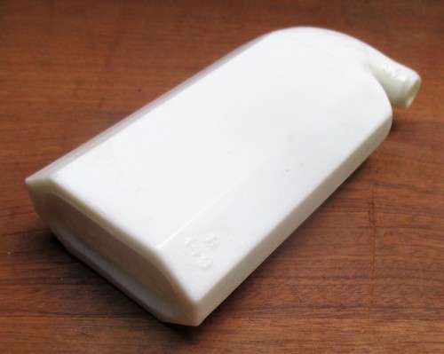 LARGE ODOL MILK GLASS MOUTH WASH BOTTLE