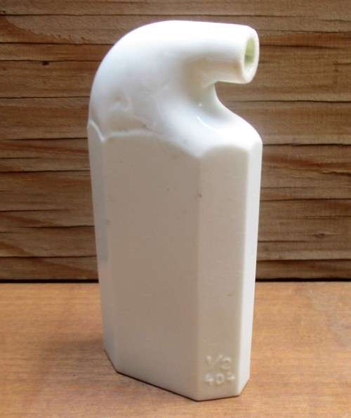 MEDUIM ODOL MILK GLASS MOUTH WASH BOTTLE