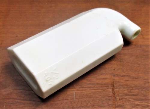 MEDUIM ODOL MILK GLASS MOUTH WASH BOTTLE