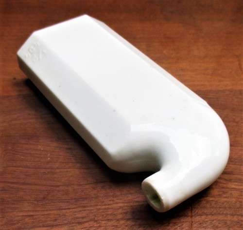 MEDUIM ODOL MILK GLASS MOUTH WASH BOTTLE
