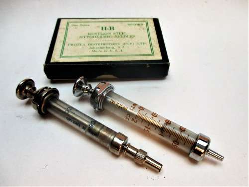 Vintage Glass Syringes