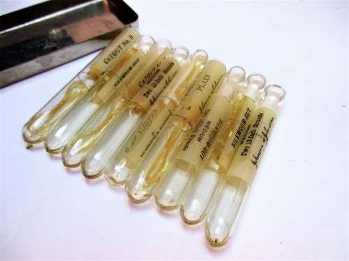 Vintage Medical Silkworm Gut