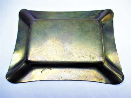 C.P. NEL and Co. MOTORS CEVROLET BRASS ASHTRAY