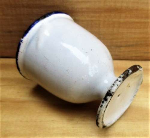 ENAMEL EGG CUP