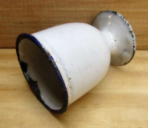ENAMEL EGG CUP
