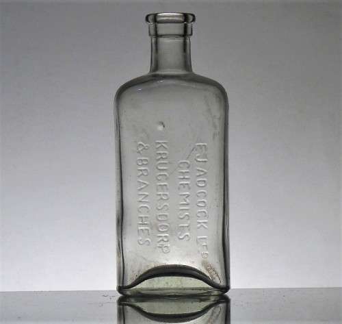 E.J. ADCOCK Ltd. CHEMIST KRUGERSDORP BOTTLE