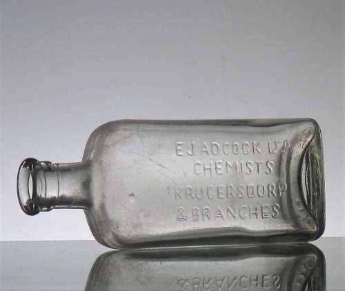 E.J. ADCOCK Ltd. CHEMIST KRUGERSDORP BOTTLE