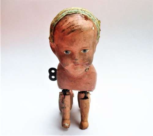 Antique Wind-Up Doll
