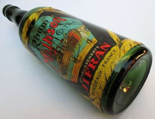 VINTAGE MILHSON RHUM BOURDEAUX DUMMY BOTTLE
