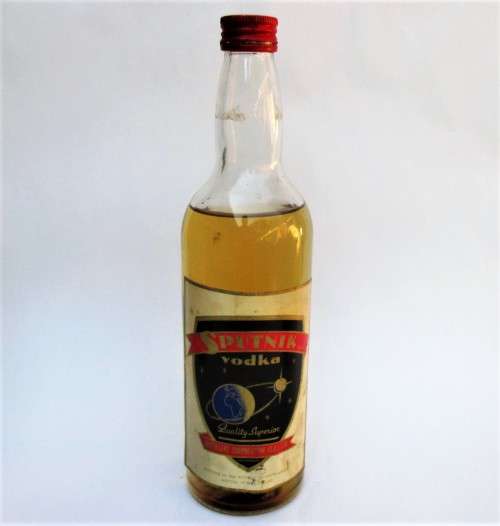 VINTAGE SPUTNIK VODKA DUMMY BOTTLE