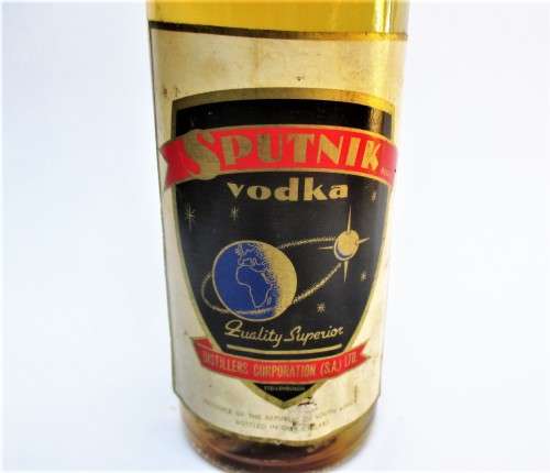 VINTAGE SPUTNIK VODKA DUMMY BOTTLE