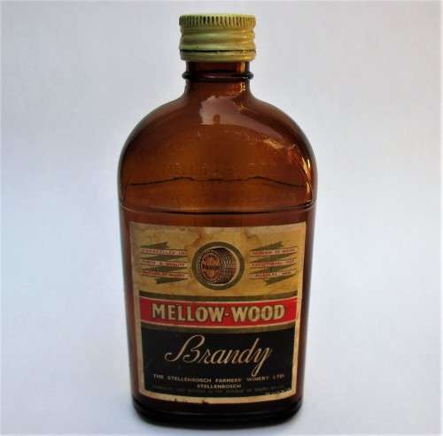 VINTAGE MELLOW-WOOD BRANDY BOTTLE