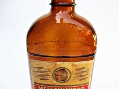 VINTAGE MELLOW-WOOD BRANDY BOTTLE