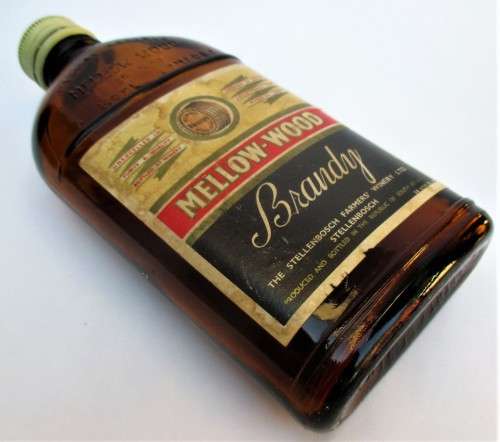 VINTAGE MELLOW-WOOD BRANDY BOTTLE