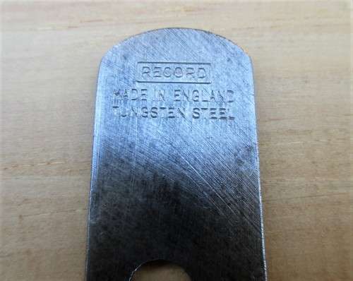 HAND PLANE RECORD IRON/BLADE