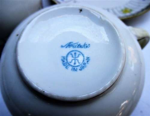NORITAKE TEE CUP and SAUCER x2