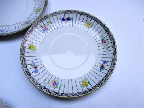 NORITAKE TEE CUP and SAUCER x2
