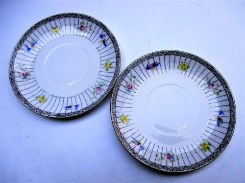 NORITAKE TEE CUP and SAUCER x2