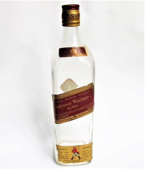 VINTAGE JONNIE WALKER QUART BOTTLE