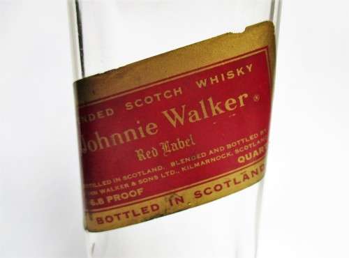 VINTAGE JONNIE WALKER QUART BOTTLE