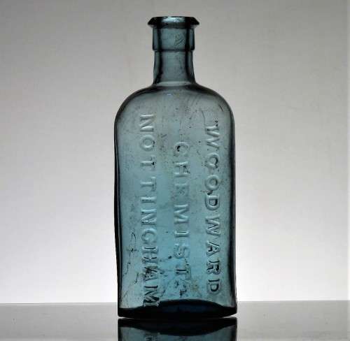 WOODWARD CHEMIST NOTTINGHAM GRIPE WATER BOTTLE