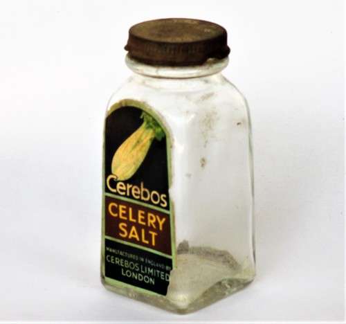 VINTAGE CEREBOS CELERY SALT BOTTLE