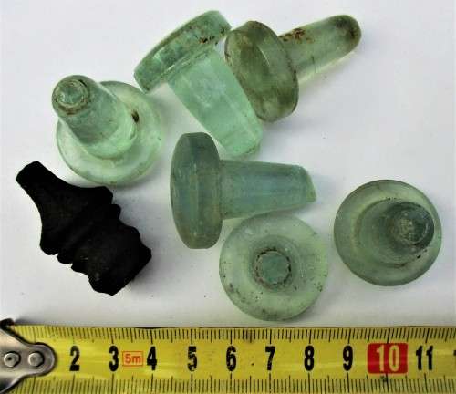 ANTIQUE BOTTLE STOPPERS LARGE