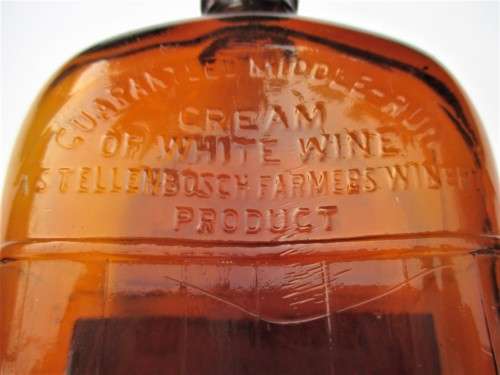 VINTAGE MELLOW-WOOD BRANDY BOTTLE