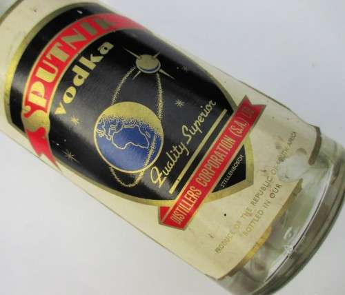 VINTAGE SPUTNIK VODKA DUMMY BOTTLE