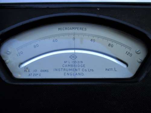 UNIPIVOT MICRO AMPERES METER