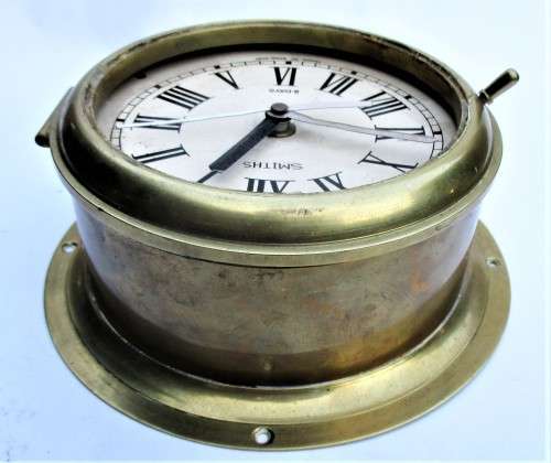 BRASS SMITHS 8-DAY CLOCK