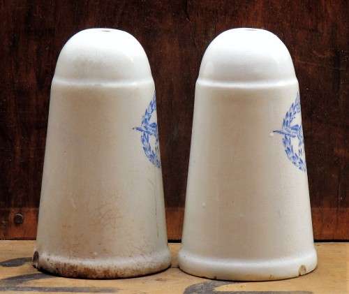 SOUTH AFRICAN MILLITRY SALT and SALT POT