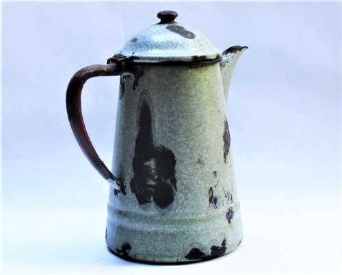 VINTAGE ENAMEL KETTLE
