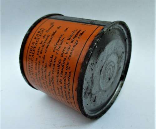 FUEL MEASURE FOR SELF-HEATING IRON TIN