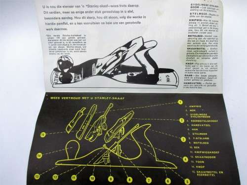 VINTAGE STANLEY LEAFLET