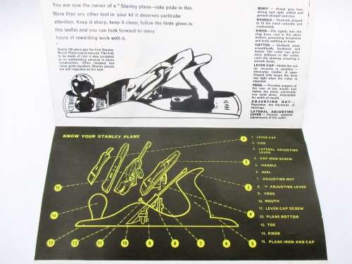 VINTAGE STANLEY LEAFLET