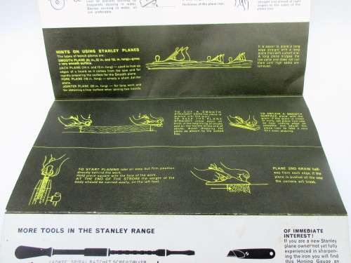 VINTAGE STANLEY LEAFLET