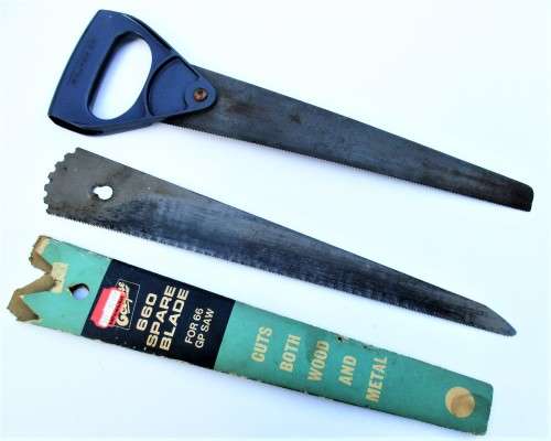 ECLIPSE No.66 HANDSAW METAL AND WOOD + SPARE BLADE
