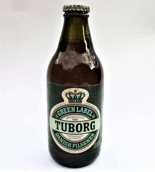 VINTAGE TUBORG PILSENER BEER BOTTLE