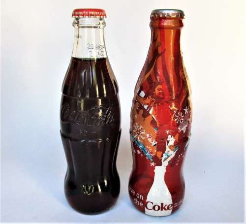 x2 VINTAGE COCA COLA  BOTTLES
