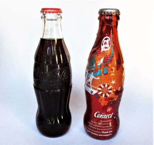 x2 VINTAGE COCA COLA  BOTTLES