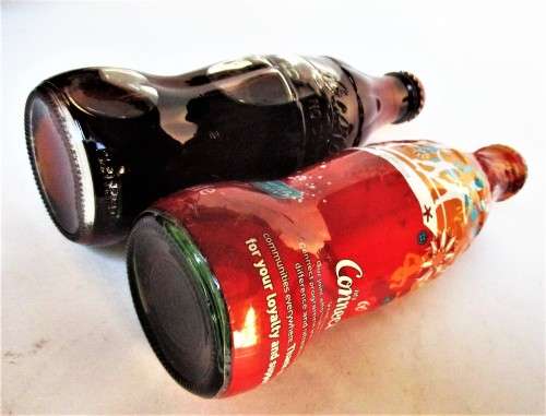 x2 VINTAGE COCA COLA  BOTTLES