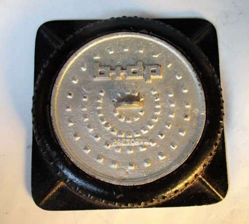 PRETORIA MANHOLE CAST IRON ASHTRAY