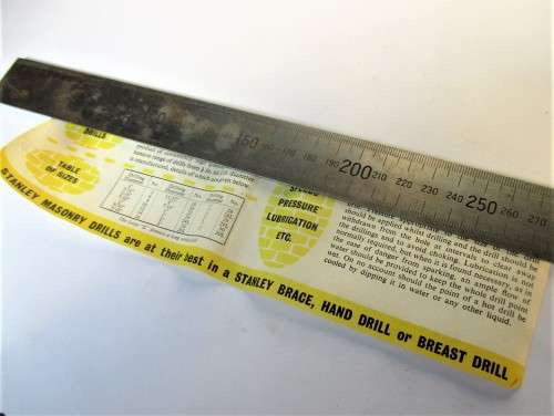 STANLEY TUNGSTEN CARBIDE TIPPED MASONRY DRILL