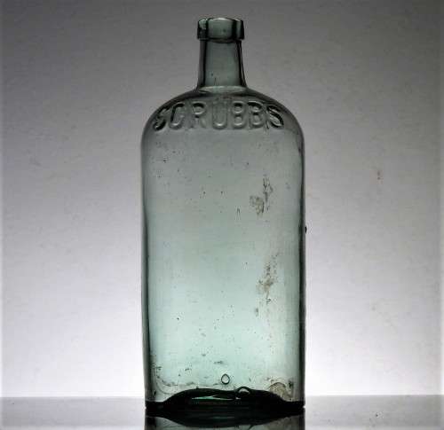 ANTIQUE SCRUBBS FLUID BOTTLE