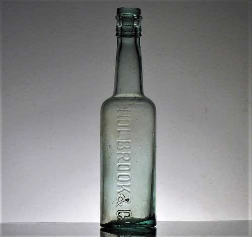 ANTIQUE HOLLBROOK AND CO. BOTTLE